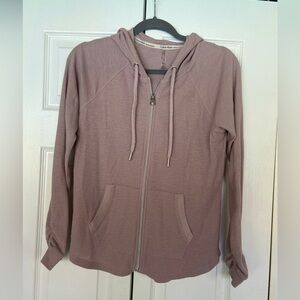Calvin Klein Mauve Zip-Up Hoodie